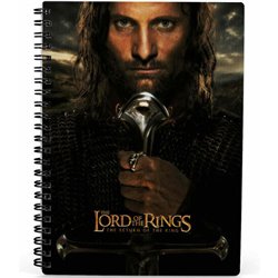 CUADERNO 3D ARAGORN EL SEÑOR DE LOS ANILLOS - Teknashop Ltd