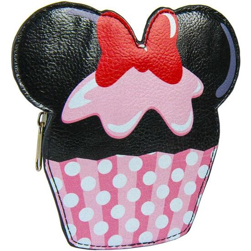 CARTERA MONEDERO POLIPIEL MINNIE - NEGRO - Teknashop Ltd