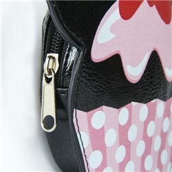 CARTERA MONEDERO POLIPIEL MINNIE - NEGRO - Teknashop Ltd