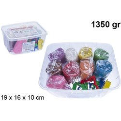 CAJA PLASTILINA CREATIVIDAD 1350 GR - Teknashop Ltd