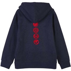 SUDADERA CON CAPUCHA COTTON BRUSHED MARVEL DARK BLUE - Teknashop Ltd