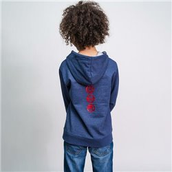 SUDADERA CON CAPUCHA COTTON BRUSHED MARVEL DARK BLUE - Teknashop Ltd