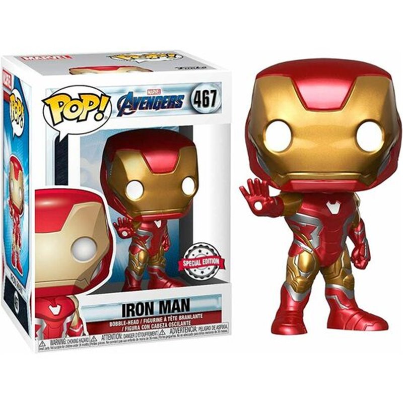 FIGURA POP MARVEL AVENGERS ENDGAME IRON MAN EXCLUSIVE - Teknashop Ltd