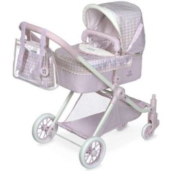 COCHE MUÑECA 3 X 1 XL NIZA 45X80X81 CM CON BOLSO Y ALMOHADA. 