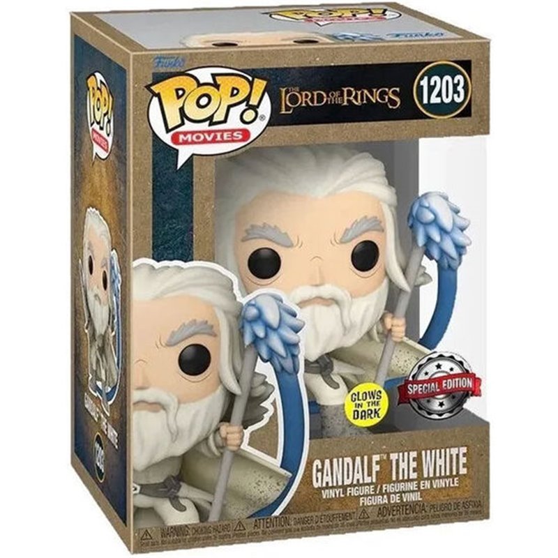 FIGURA POP EL SEÑOR DE LOS ANILLOS GANDALF THE WHITE EXCLUSIVE - Teknashop Ltd