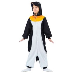 DISFRAZ PINGÜINO TALLA UNICA NIÑO (KIGURUMI CON CAPUCHA Y COLA) - Teknashop Ltd