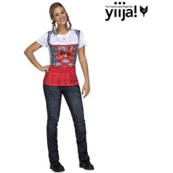 DISFRAZ RED OKTOBERFEST LADY L (CAMISETA) - Teknashop Ltd