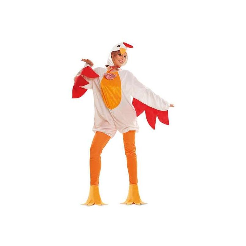 DISFRAZ ADULTO GALLINA TALLA M-L - Teknashop Ltd