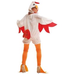 DISFRAZ ADULTO GALLINA TALLA M-L - Teknashop Ltd