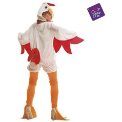 DISFRAZ ADULTO GALLINA TALLA M-L - Teknashop Ltd