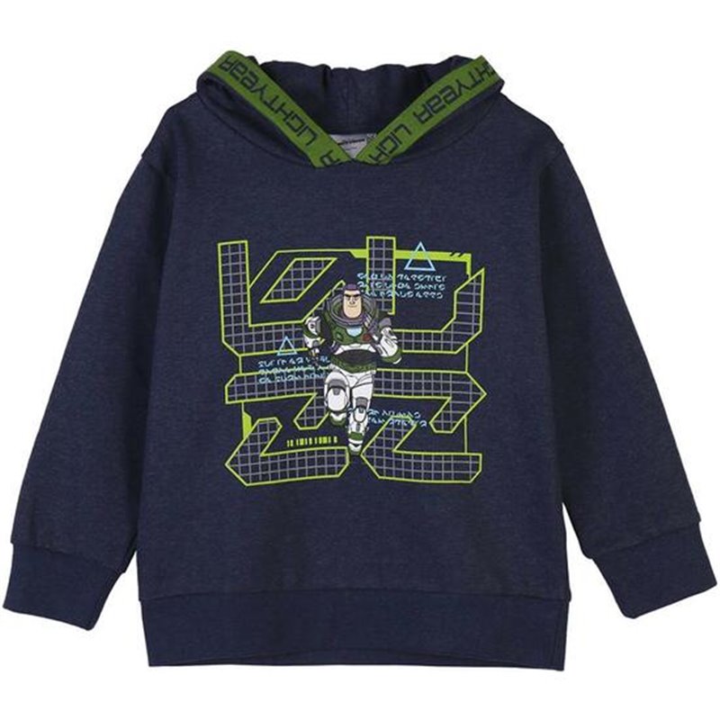 SUDADERA CON CAPUCHA COTTON BRUSHED BUZZ LIGHTYEAR BLUE - Teknashop Ltd