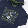 SUDADERA CON CAPUCHA COTTON BRUSHED BUZZ LIGHTYEAR BLUE - Teknashop Ltd