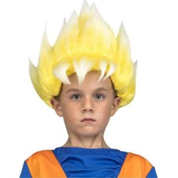 PELUCA INFANTIL SAYAN GOKU TALLA ÚNICA - Teknashop Ltd