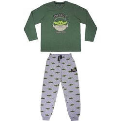 PIJAMA LARGO SINGLE JERSEY THE MANDALORIAN THE CHILD - Teknashop Ltd