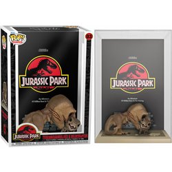 FIGURA POP MOVIE POSTER JURASSIC PARK TYRANNOSAURUS REX AND VELOCIRAPTOR - Teknashop Ltd