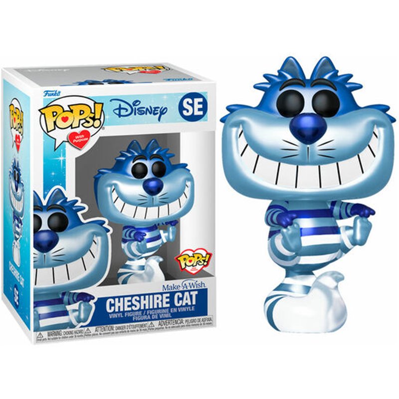 FIGURA POP DISNEY MAKE A WISH CHESHIRE CAT METALLIC - Teknashop Ltd