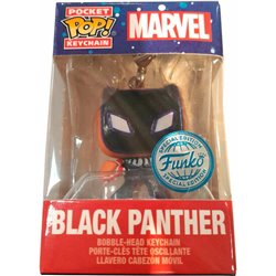 LLAVERO POCKET POP MARVEL HOLIDAY BLACK PANTHER EXCLUSIVE - Teknashop Ltd