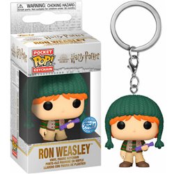 LLAVERO POCKET POP HARRY POTTER HOLIDAY RON EXCLUSIVE - Teknashop Ltd