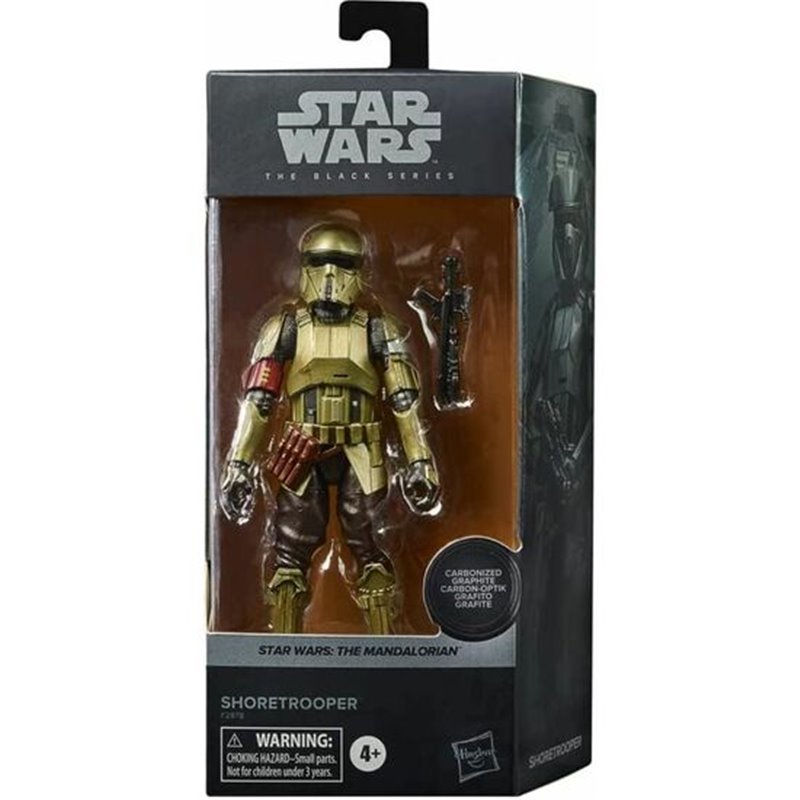 FIGURA SHORETROOPER CARBONIZED BLACK SERIES STAR WARS 15CM - Teknashop Ltd