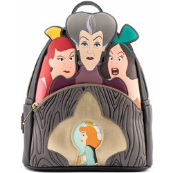 MOCHILA MADRASTRA MALVADA CENICIENTA DISNEY LOUNGEFLY 26CM - Teknashop Ltd