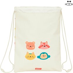 ANIMALES GYMBAG SACO MOCHILA 26X34 CM - Teknashop Ltd