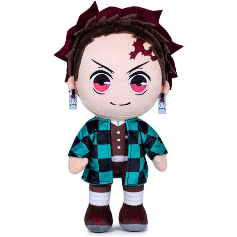 PELUCHE TANJIRO KAMADO DEMON SLAYER KIMETSU NO YAIBA 27CM - Teknashop Ltd