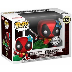 SET FIGURA POP & TEE MARVEL DEADPOOL MERMAID EXCLUSIVE - Teknashop Ltd