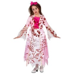 DISFRAZ PRINCESA SANGRIENTA 5-6 AÑOS (DIADEMA Y VESTIDO.) - Teknashop Ltd