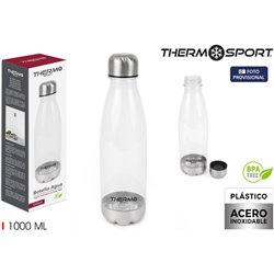 BOTELLA AGUA SSAS 1000ML T/ACERO THERMOSPORT - Teknashop Ltd