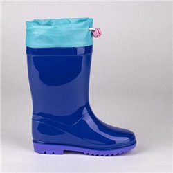 BOTAS LLUVIA PVC STITCH BLUE - Teknashop Ltd