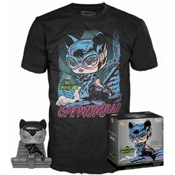 SET FIGURA POP & TEE DC JIM LEE CATWOMAN - Teknashop Ltd