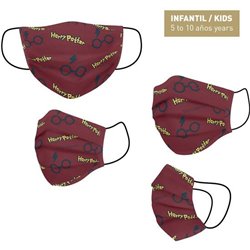 MASCARILLA HIGIÉNICA REUTILIZABLE HOMOLOGADA HARRY POTTER RED - Teknashop Ltd