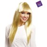 PELUCA LARGA CON FLEQUILLO RUBIA 160 G - Teknashop Ltd