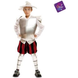 DISFRAZ QUIJOTE 5-6 AÑOS (SOMBRERO, CORAZA, CAMISA, PANTALÓN, RODILLERAS Y ESPINILLERAS) - Teknashop Ltd