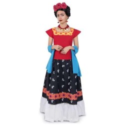 DISFRAZ ADULTO FRIDA KAHLO TALLA XS - Teknashop Ltd