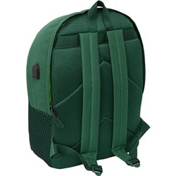 MOCHILA DOBLE PORTATIL 15,6"+USB RE AGUA REAL BETIS BALOMPIE - Teknashop Ltd