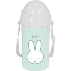 BOTELLA 500ML APERTURA AUTOM. CON PAJITA MIFFY "MENTA" - Teknashop Ltd