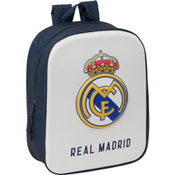 MOCHILA GUARDERIA 3D BOLSILLO RED REAL MADRID - Teknashop Ltd