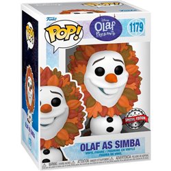 FIGURA POP DISNEY OLAF PRESENT OLAF AS SIMBA EXCLUSIVE - Teknashop Ltd