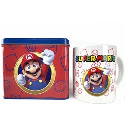 SET TAZA + HUCHA MARIO SUPER MARIO BROS NINTENDO - Teknashop Ltd