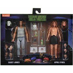 BLISTER 2 FIGURAS APRIL ONEIL + CASEY JONES TORTUGAS NINJA 18CM - Teknashop Ltd