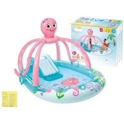 PISCINA HINCHABLE CENTRO DE JUEGOS PULPO. (CAPACIDAD 229LITROS) (+2 AÑOS) 2,34X1,83X1,50 CM - Teknashop Ltd