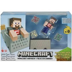 FIGURA STEVE VAGONETA EXPLOSIVA MINECRAFT - Teknashop Ltd