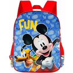 MOCHILA FUN MICKEY DISNEY ADAPTABLE 39CM - Teknashop Ltd