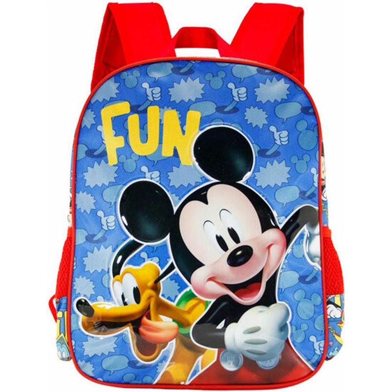 MOCHILA FUN MICKEY DISNEY ADAPTABLE 39CM - Teknashop Ltd