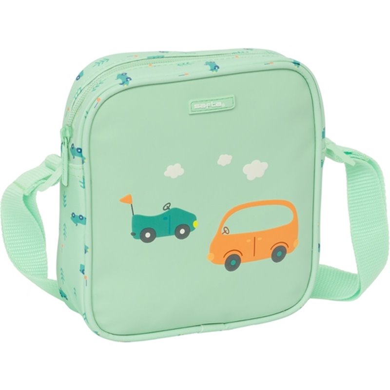 BOLSITO BANDOLERA FÁCIL LIMPIEZA SAFTA PREESCOLAR "COCHES" - Teknashop Ltd