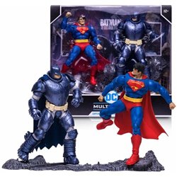 FIGURAS SUPERMAN + ARMORED BATMAN MULTIVERSE DC COMICS 18CM - Teknashop Ltd