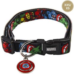 COLLAR PARA PERROS XXS/XS MARVEL BLACK - Teknashop Ltd