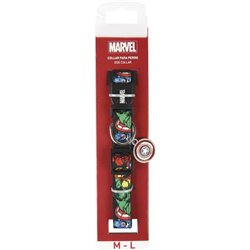 COLLAR PARA PERROS XXS/XS MARVEL BLACK - Teknashop Ltd