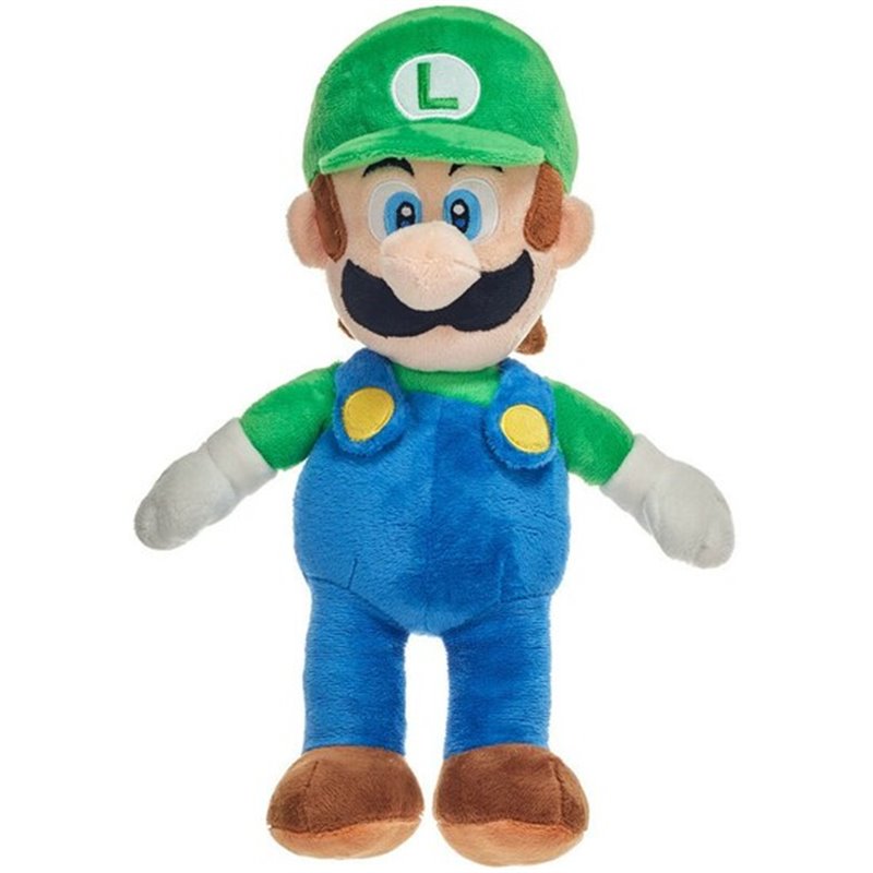 PELUCHE LUIGI MARIO BROS SOFT 38CM - Teknashop Ltd